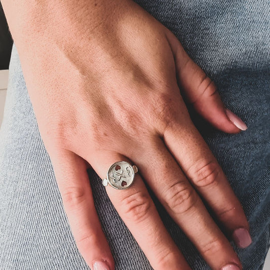 CODE RING – Friendship Forever Button