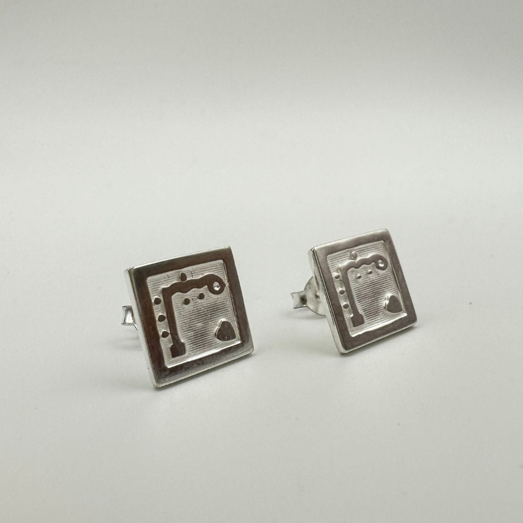 CODE Earrings – Happy