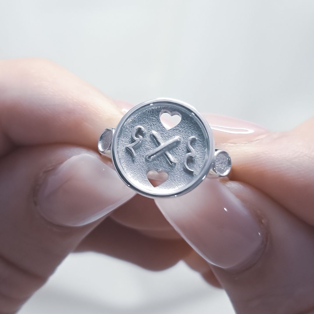 CODE RING – Friendship Forever Button