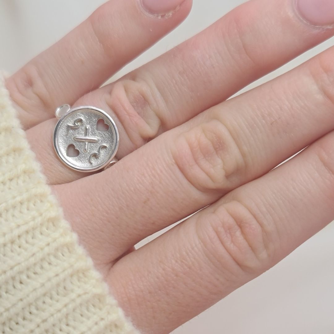 CODE RING – Friendship Forever Button
