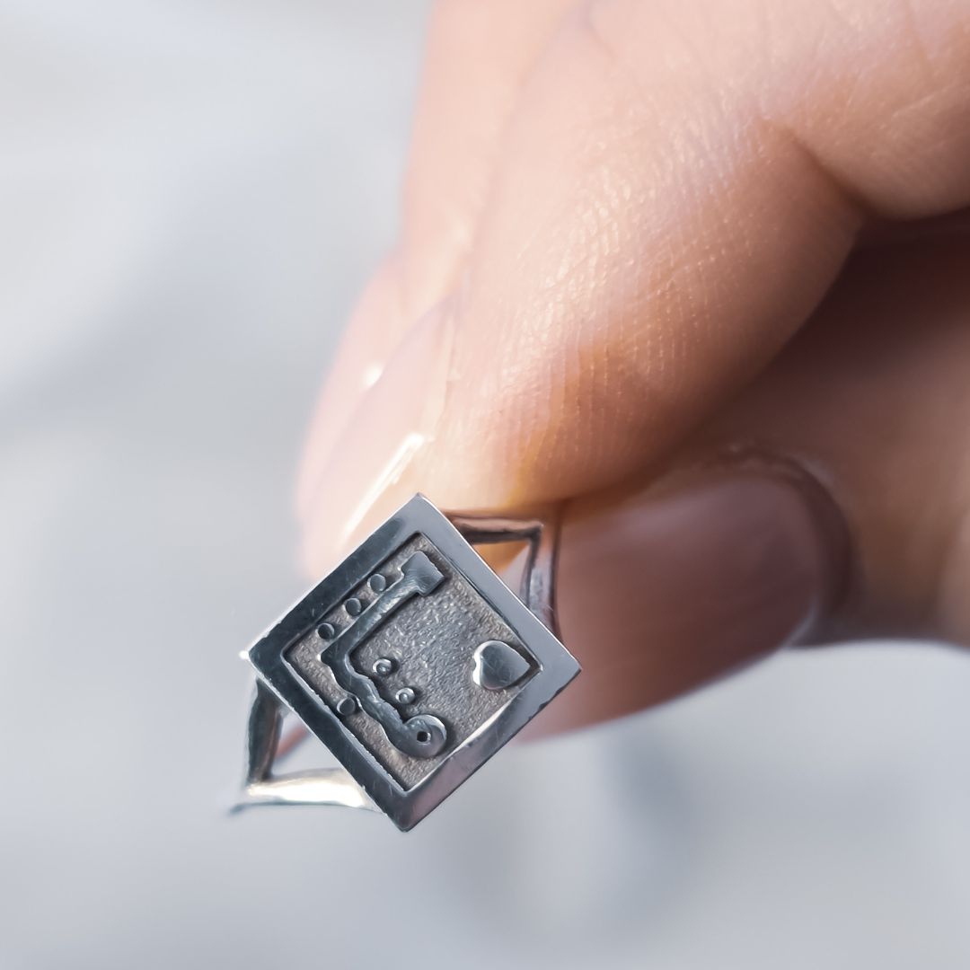 Large Code Rings CODE Ring - Happy – Magpie Jewellery